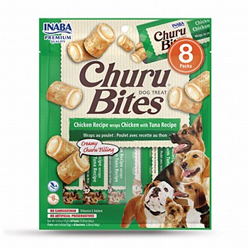 INABA Churu Bites Chicken with Tuna Recipe Dog Treats 96g