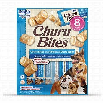 INABA Churu Bites Chicken with Cheese Recipe Dog Treats 96g