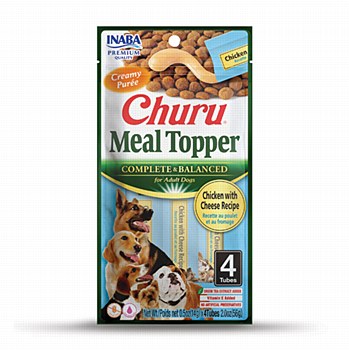 INABA Churu Meal Topper Chicken with Cheese Recipe Dog Treats 56g