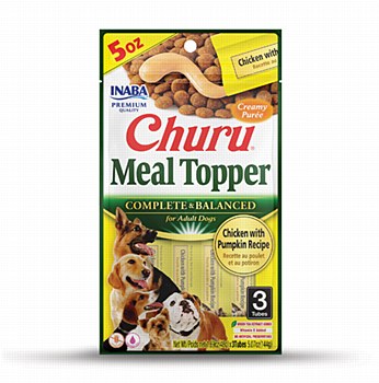INABA Churu Meal Topper Chicken with Salmon Recipe Dog Treats 56g