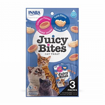 INABA Juicy Bites Tuna &amp; Chicken Cat Treat 34g