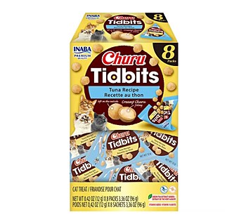 INABA Churu Tidbits Tuna Recipe Cat Treats 96g (8 Pack)