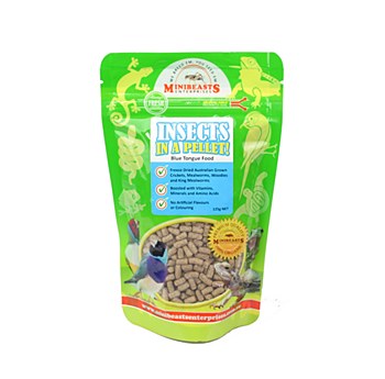 Minibeasts Insects In A Pellet! Blue Tongue Food 125g