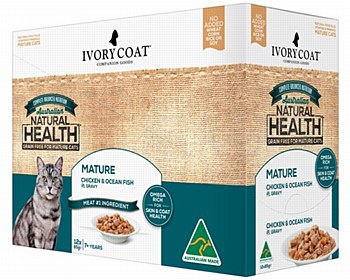 Ivory Coat Adult Chicken &amp; Ocean Fish in Jelly 12x85g Wet Cat Food