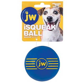 JW iSqueak Ball Medium 7.5cm Dog Toy