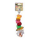 Penn Plax Wooden Fruit Kabob Extra Large Bird Toy