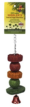 Birdie Walnut Fruit Slice Small Bird Toy