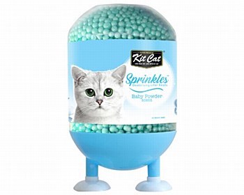 KitCat Deodorising Litter Sprinkles Baby Powder Scented 240g