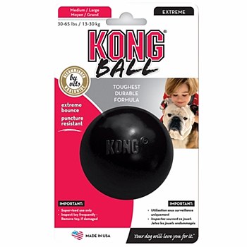 KONG Extreme Ball Rubber Dog Toy Medium / Large