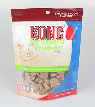 KONG Farmyard Friends Smoked Bacon 200g Dog Treats