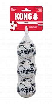 KONG Soccer World Cup Soccer Balls Medium Dog Toy (3 Pack)