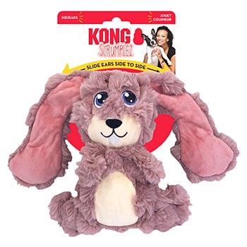 KONG Scrumplez Bunny Dog Toy Medium