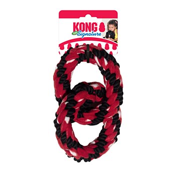 KONG Signature Rope Dual Ring Dog Toy