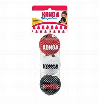 KONG Signature Sports Balls Dog Toy Medium (3 Pack)