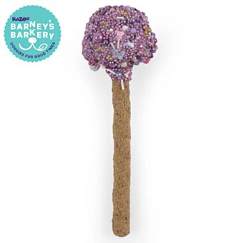 Kazoo Barney's Bakery Cake Pop Pink/Purple Dog Treat