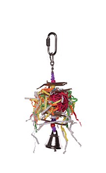 Kazoo Crinkle Star and Bell Small Bird Toy