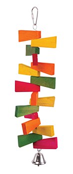 Kazoo Zig Zag Chips and Bell Medium Bird Toy