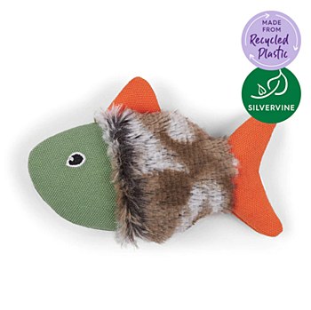 Kazoo Squishy Fish Cat Toy