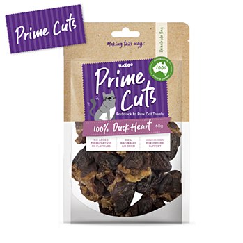 Kazoo Prime Cuts 100% Duck Heart Treats 60g