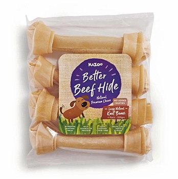 Kazoo Natural Knot Bones 21cm Dog Treats (4 Pack)