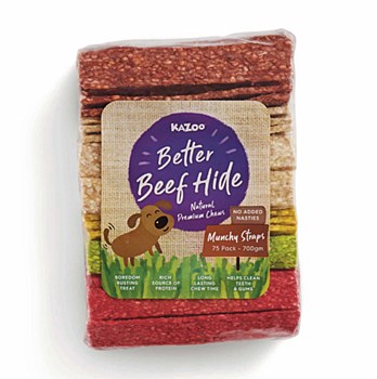 Kazoo Munchy Straps 13cm Dog Treats (75 Pack)