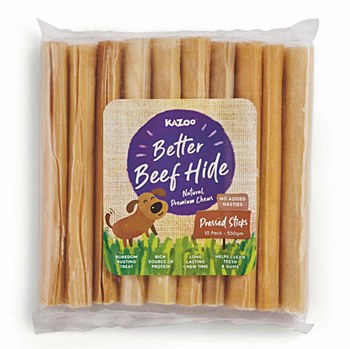 Kazoo Natural Pressed Sticks 20cm Dog Treats (10 Pack)
