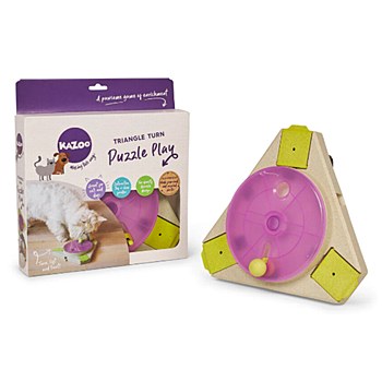 Kazoo Triangle Interactive Puzzle Dog Toy