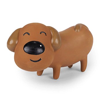 Kazoo Barney Dog Medium Latex Dog Toy