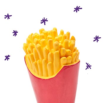 Kazoo Latex Chompin' Chips Medium Dog Toy