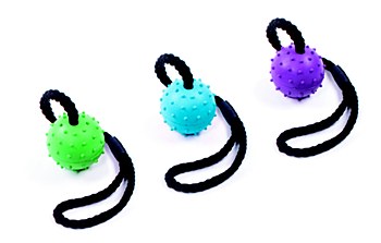 Kazoo Rubber Sling Ball Small Dog Toy