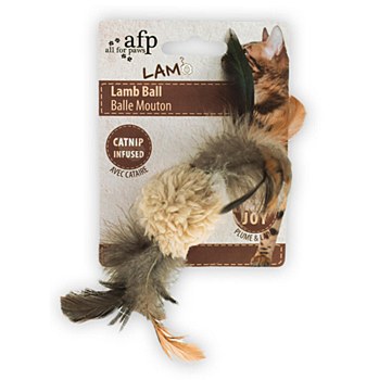 All For Paws Lamb Ball Cat Toy