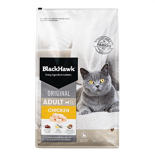 BlackHawk Adult Chicken Dry Cat Food 12kg Mega Pet Warehouse