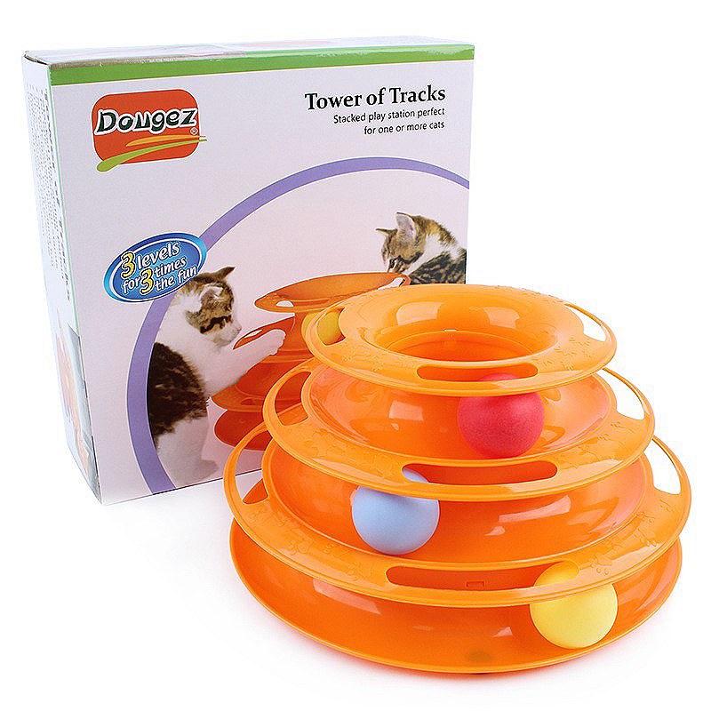 Cat toy tower of tracks hotsell