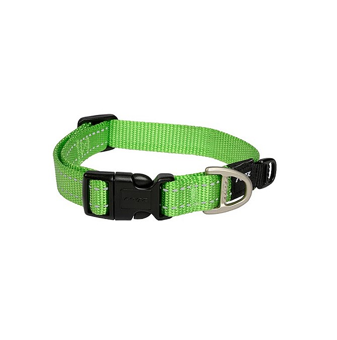 Rogz Dog Collar Classic Medium Lime - Mega Pet Warehouse