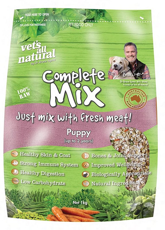 Vet's All Natural Complete Mix Puppy 1kg Mega Pet Warehouse