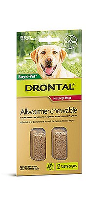 Drontal All Wormer for Large Dogs 2 Pack