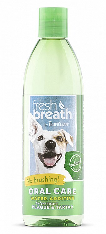 Tropiclean Fresh Breath Dog Oral Care Water Additive 473ml Mega Pet Warehouse