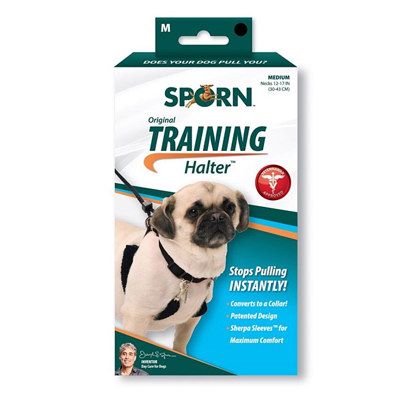 Sporn Training Halter Dog Harness Medium Black Mega Pet Warehouse