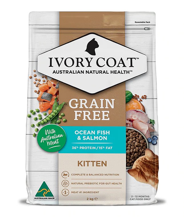 Ivory coat cheap kitten food