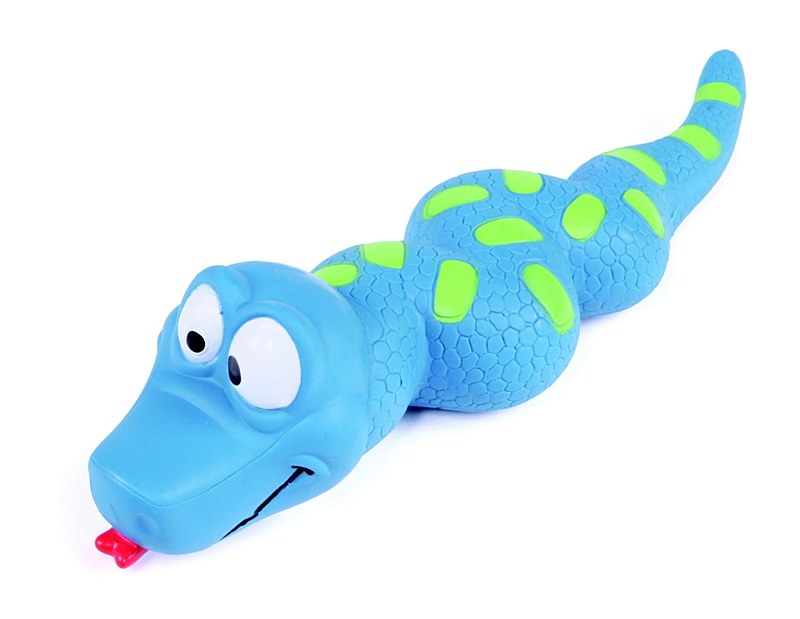 rubber snake dog toy