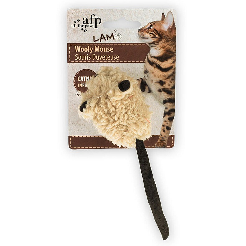 All For Paws Wooly Mouse Cat Toy - Mega Pet Warehouse