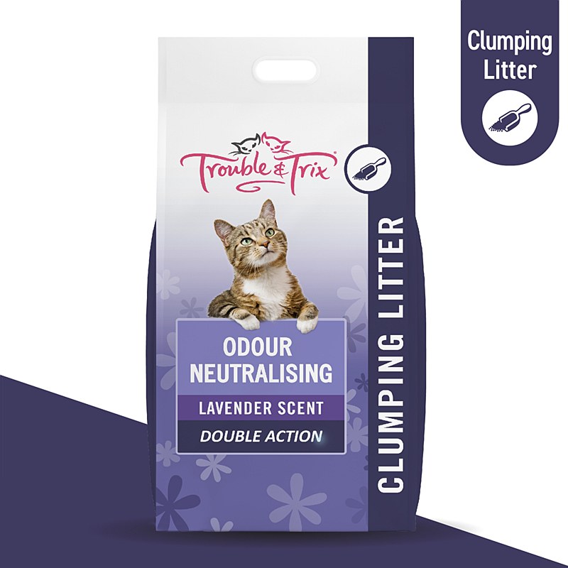 Trouble Trix Lavender Scented 7 Litre Cat Litter Mega Pet