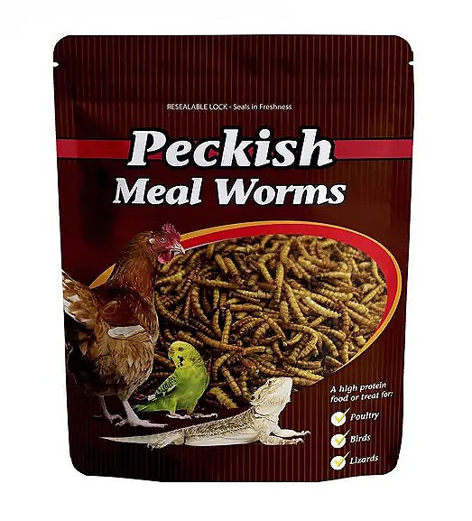 Peckish Meal Worms for Lizards Birds 100g Mega Pet Warehouse