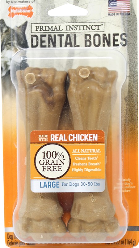 nylabone primal instinct dental bones