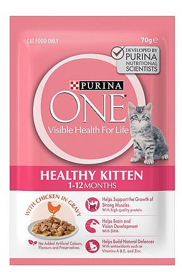 Purina One Indoor Advantage with Chicken In Gravy 12x 70g Wet Cat