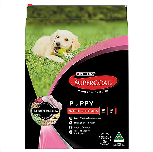 Supercoat Puppy with Chicken 18kg Dry Dog Food