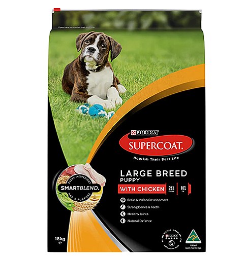 Large breed puppy food beef hotsell