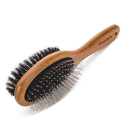 two sided dog brush