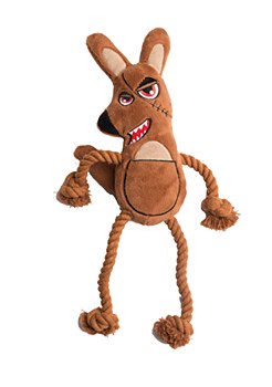 La Doggie Vita Killer Roo Plush Rope Dog Toy Regular