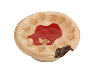 La Doggie Vita PVC Meat Pie Chew Dog Toy